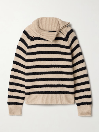 Raelynn striped cashmere sweater